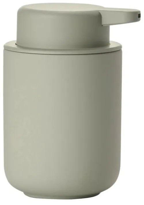 Sivozelený dávkovač tekutého mydla z kameniny Zone Eucalyptus, 250 ml
