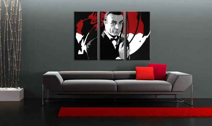 Ručne maľovaný POP Art obraz James Bond | rôzne rozmery