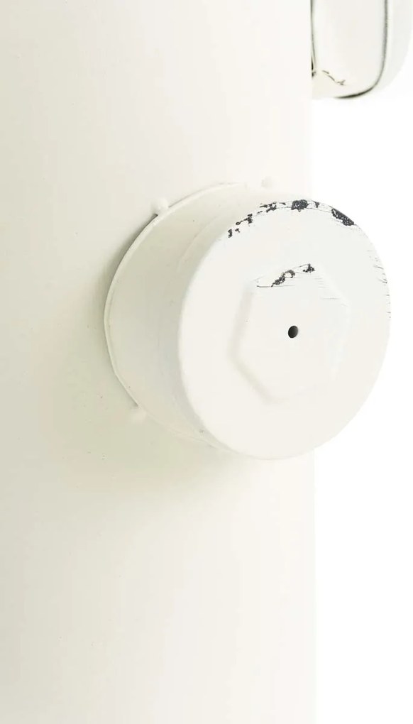 Kovový barový stôl Ruhr v industriálnom štýle - Biela antik