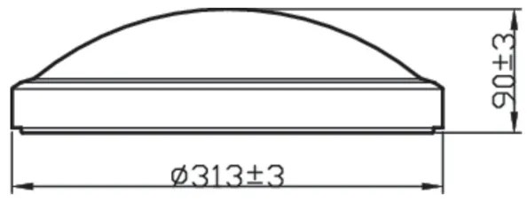 Philips - LED Kúpeľňové stropné svietidlo BALANCE LED/17W/230V IP44
