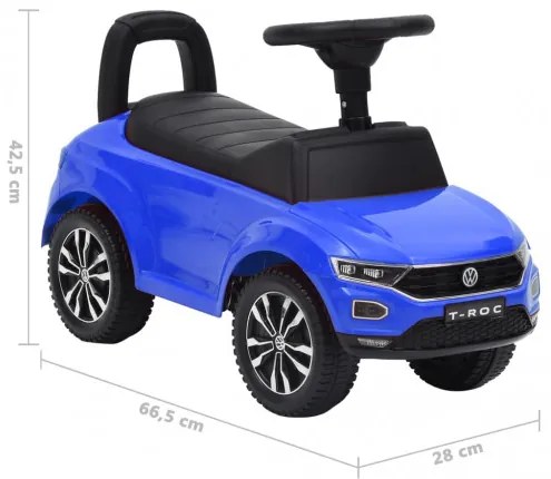vidaXL Odrážacie auto Volkswagen T-Roc modré-