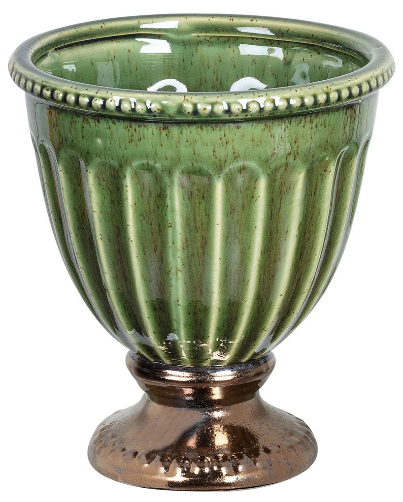 Madame Coco Béžová keramická váza, 16 cm, Rochelle Farba: Béžová