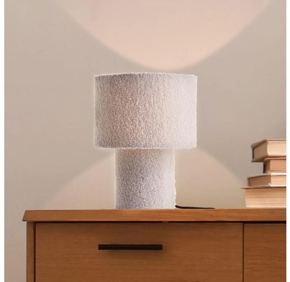 Brilliant - Stolná lampa TEDDY 1xE27/20W/230V sivá