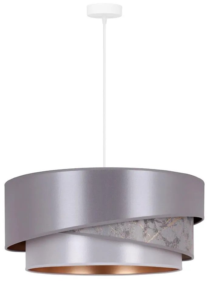 Duolla - Luster na lanku KOBO 1xE27/15W/230V pr. 45 cm strieborná/zlatá DU600217
