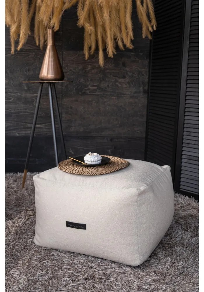 Hnedý sedací vak z textílie buklé Softbox MooG – SLOWDOWN