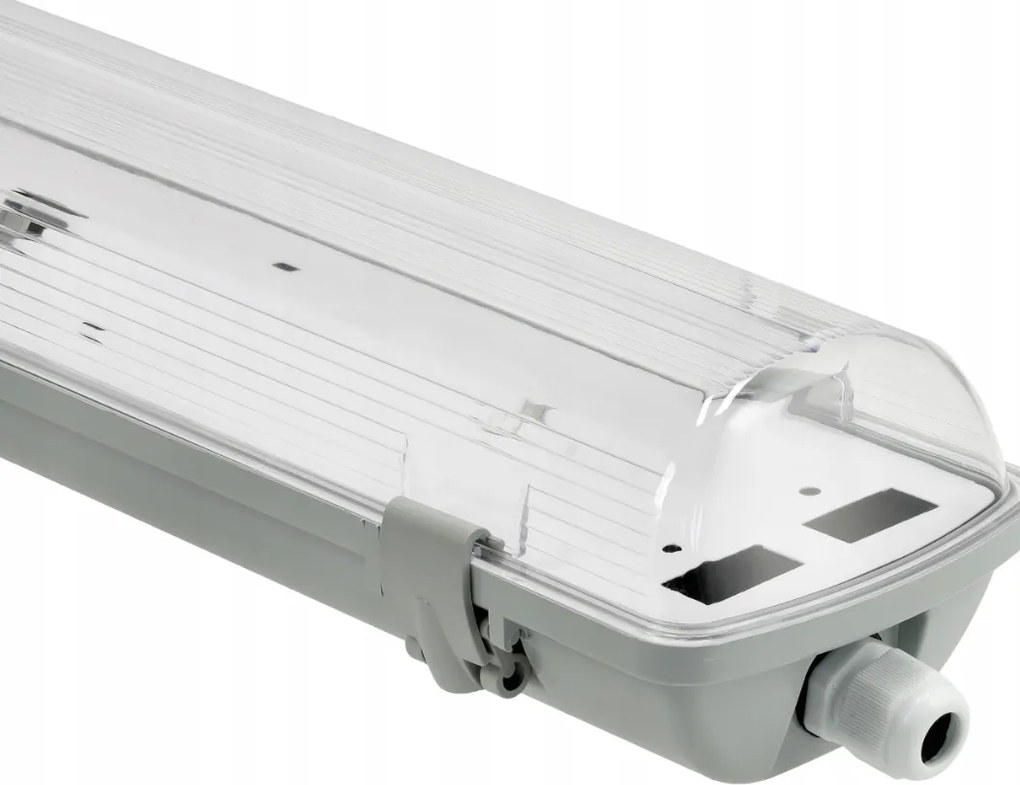 Sada 4 hermetických LED svietidiel na plátno 120 cm + 8 žiariviek G13 18 W