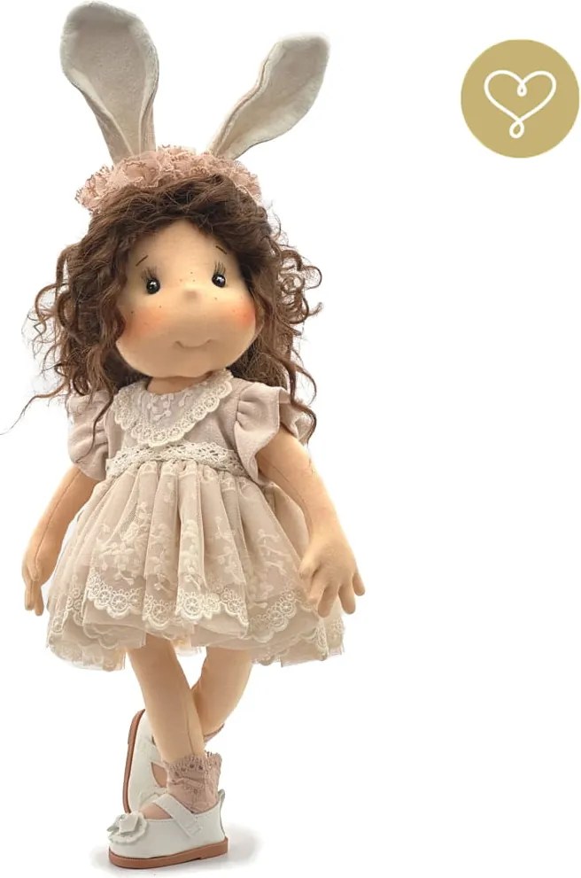 Bábika zajačik Beci  zberateľská séria - v predaji len do 20. apríla Varianta 2