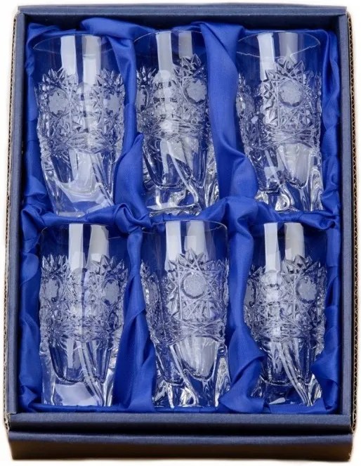 Onte Crystal Bohemia Crystal ručne brúsené poháre na destiláty Quadro 500pk 50 ml 6KS