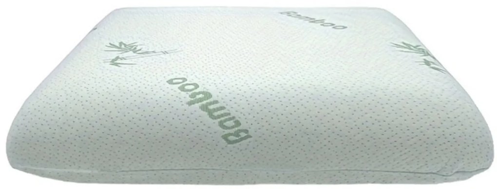 INTERMEDIC SK Anatomický vankúš z pamäťovej peny – bambusový poťah, hypoalergénny, prateľný, proti bolesti hlavy a krku