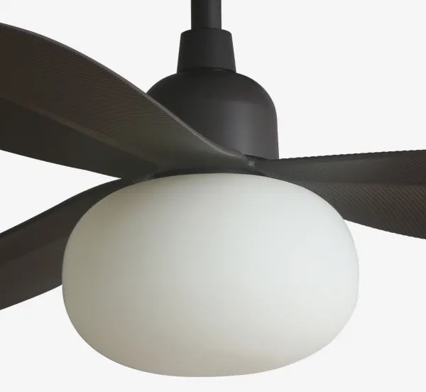 FARO 34301-11L - Stropný ventilátor PALMA 1xE27/15W/230V hnedý pr. 129 cm IP44 + diaľkové ovládanie