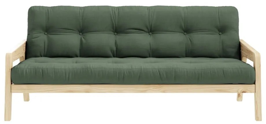 Variabilná pohovka Karup Design Grab Natural Clear/Olive Green