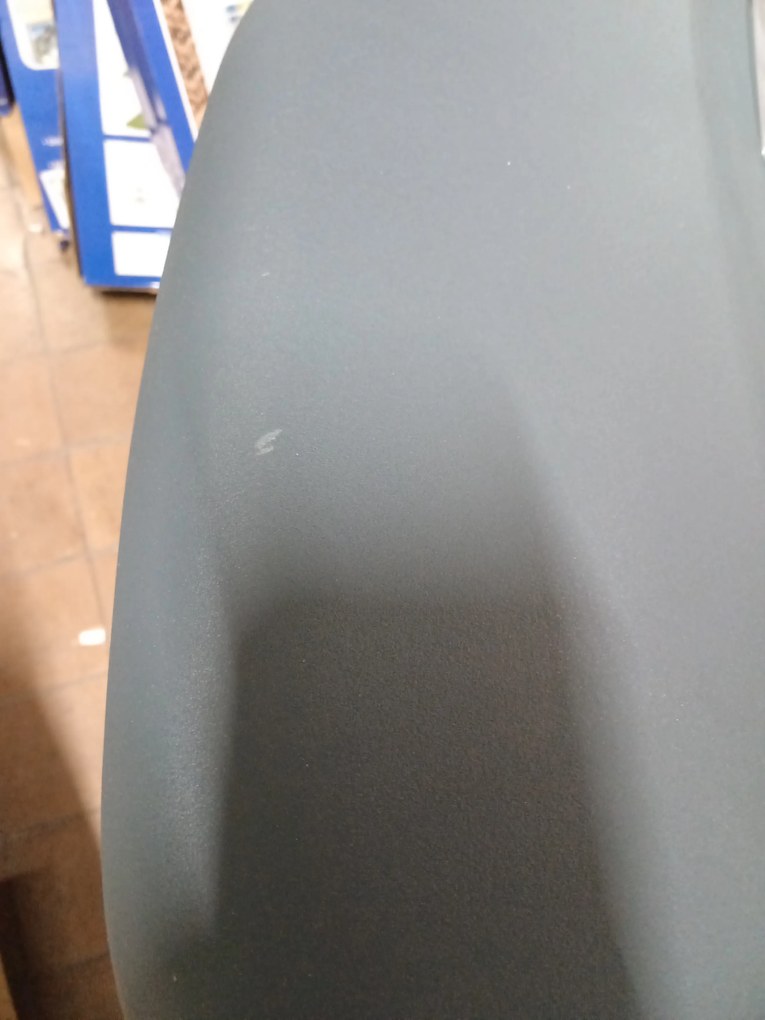 AKCIA Bridlicovo sivá stolička OSAKA s čiernymi nohami II. akosť