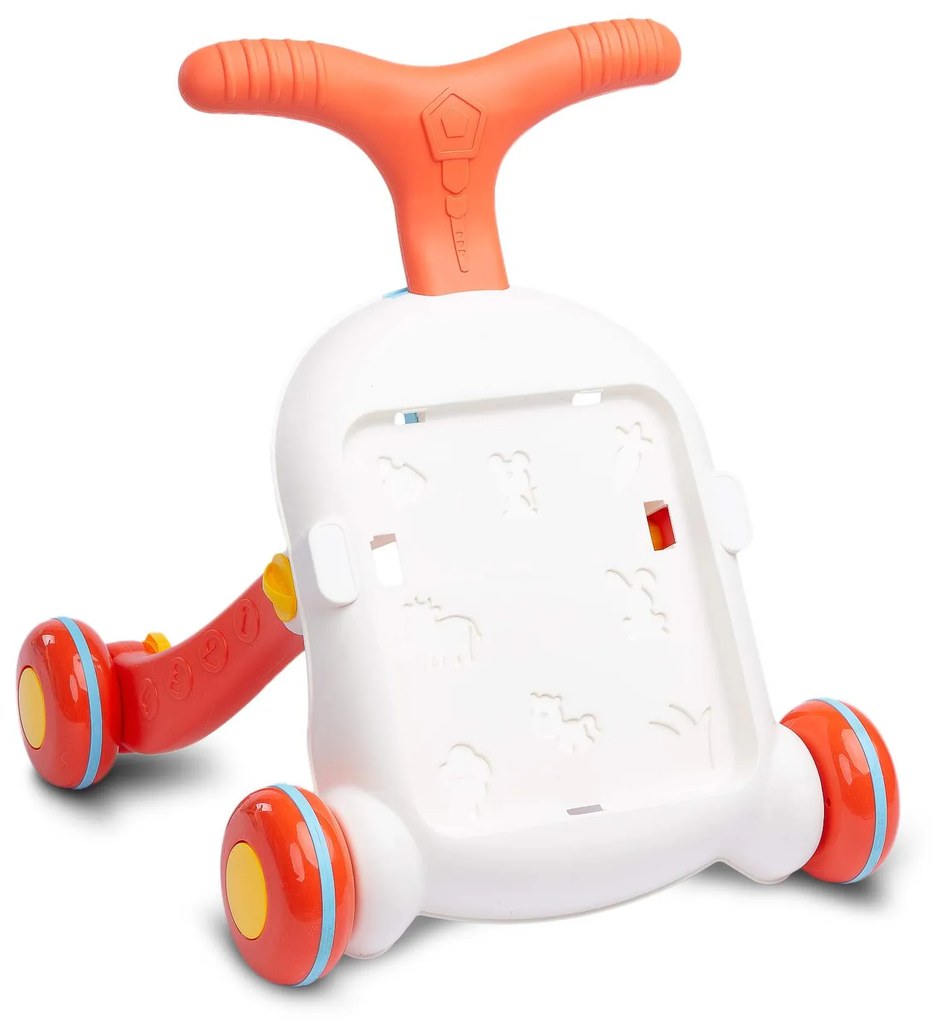 Detské hrajúce edukačné chodítko 2v1 Toyz Spark orange