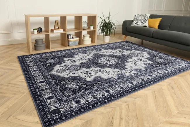 Koberec Agnella Isfahan Almas sivý