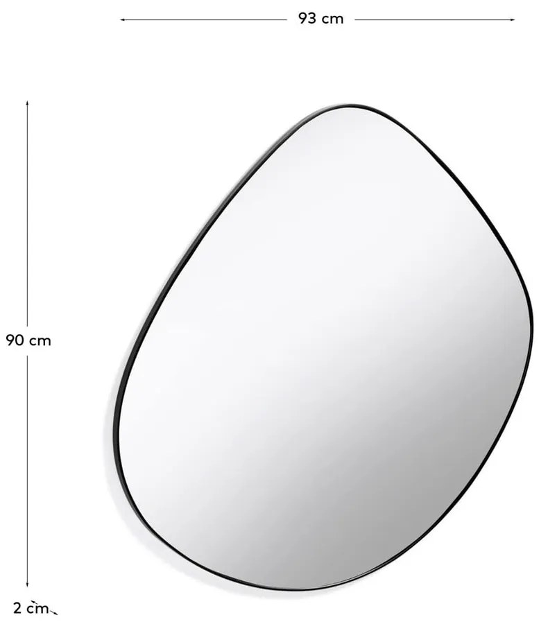 Nástenné zrkadlo 93x90 cm Anera – Kave Home