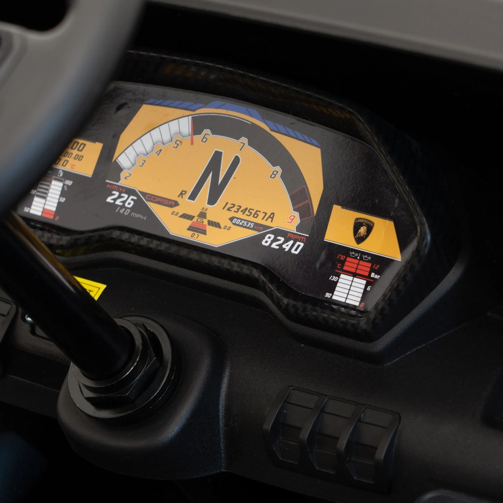 Ramiz Elektrické autíčko Lamborghini Aventador SV pre 2 deti biele