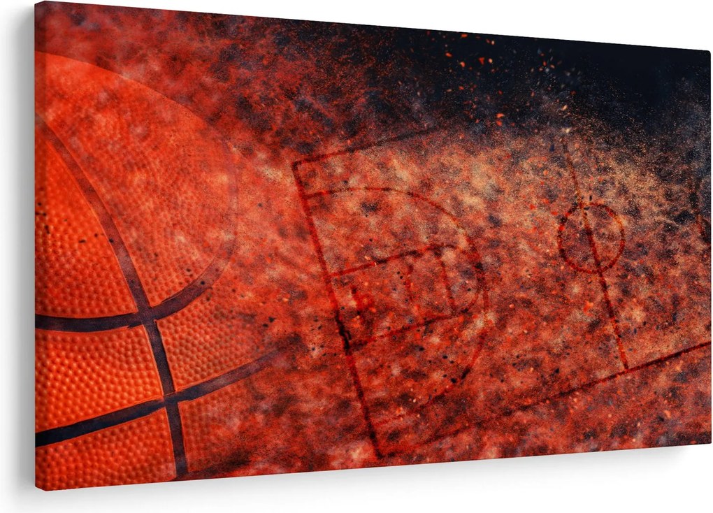 Obraz - Basketbalová lopta (90x60 cm)