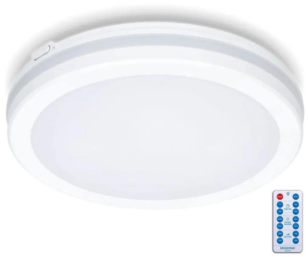 Kobi LED Kúpeľňové stropné svietidlo so senzorom LED/24W/230V pr. 30 cm biela + DO KB0349