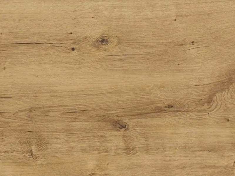 Šatníková skriňa bez zrkadla Click, 135 cm, biela/doskový dub