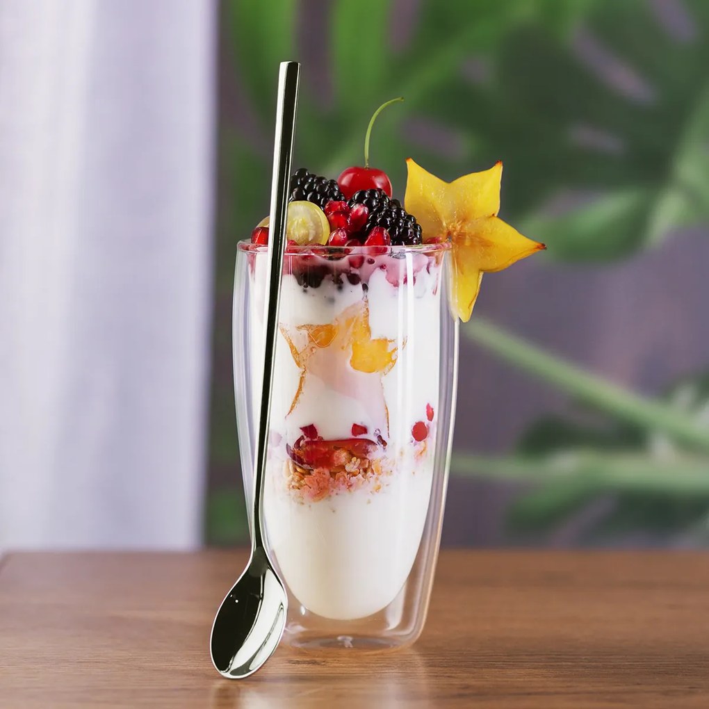 Pohár BASIC Glas Double Wall 330 ml - set 4 ks - 321230