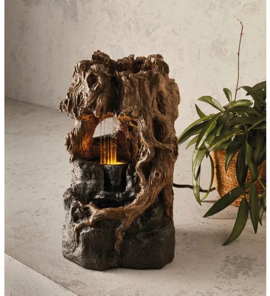 Livarno home Izbová fontána s LED (skala ) (100360139)