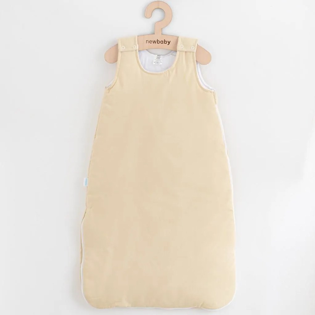 Dojčenský spací vak s výplňou New Baby Colours beige, vel. 74/80