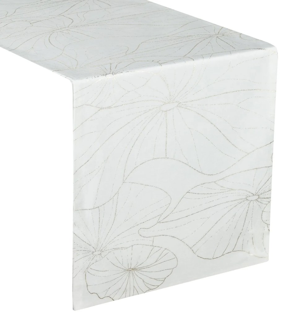 OBRUS BLINK 18 35X140 CM BIELY