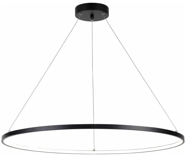 Zuma Line PEN89424-90BK - LED závesné svietidlo HORIK na lanku LED/40W/230V 3000/4000/6000K