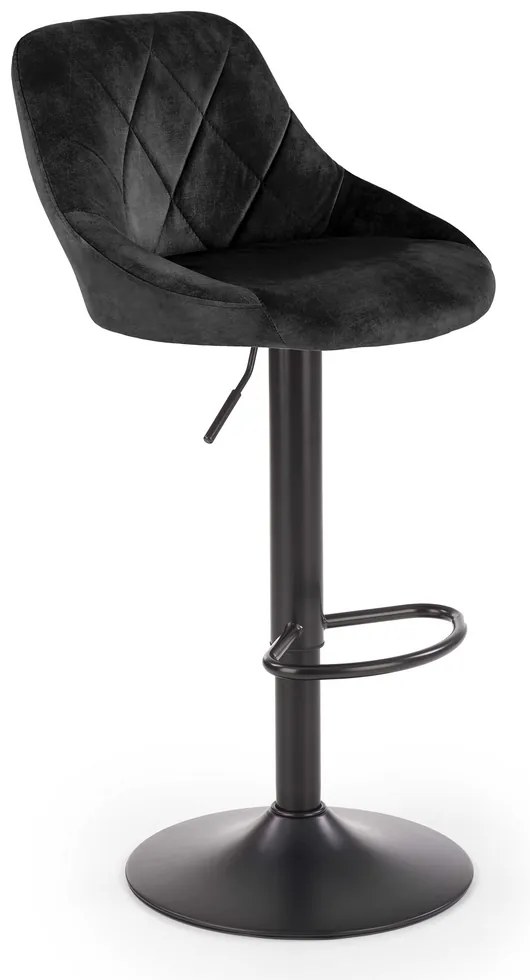 Barová stolička Archer, čierna