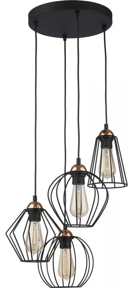 Luster na lanku GALAXY 4xE27/60W/230V