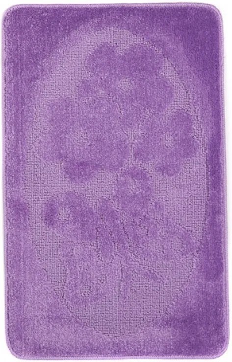 Kúpeľňová predložka 1125 tmavo fialová, Velikosti 50x80cm