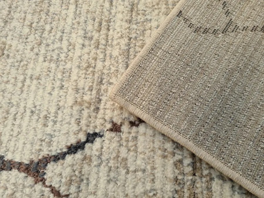 DC Koberec Safir 328 béžová sivá Rozmer: 60×100 cm