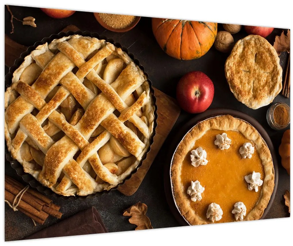 Obraz - Tekvicový koláč (90x60 cm)