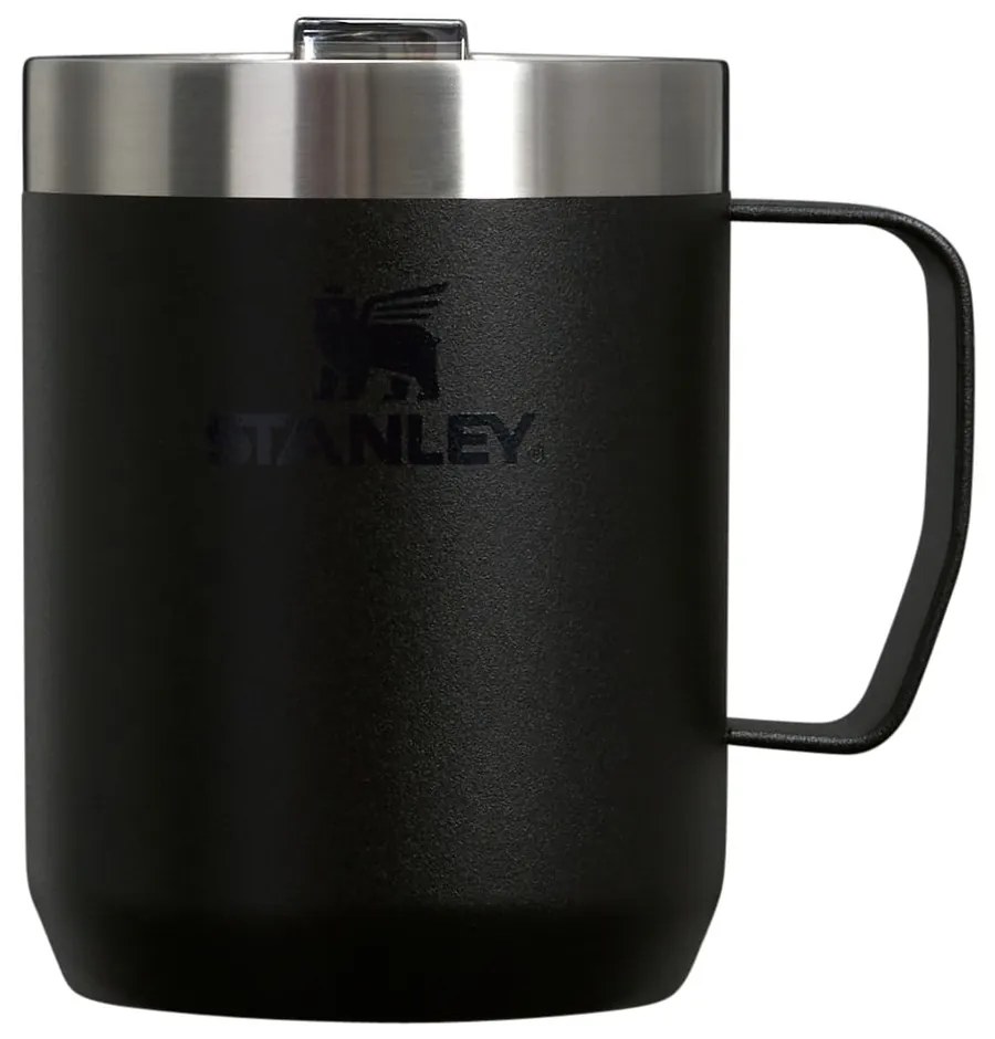 Čierny termo hrnček z nehrdzavejúcej ocele 230 ml Stay-Hot Camp Mug Black – Stanley