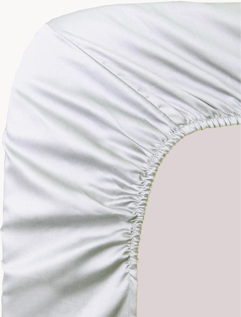 Elastická plachta na kontinentálnu posteľ Ava, bavlnený satén, V 30 cm