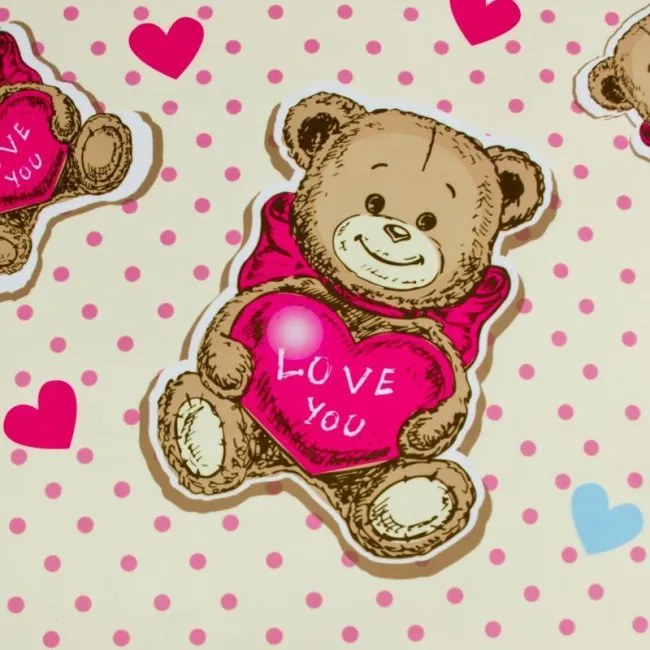 Detská taburetka Cubo Medvedíky