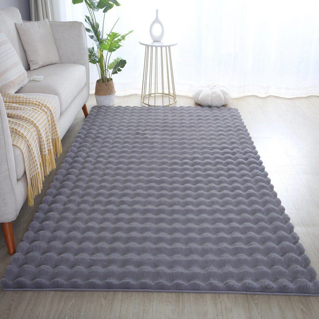 Ayyildiz, Koberec behúň Ambiance 5110 Grey, 80x250, šedá, obývacia izba