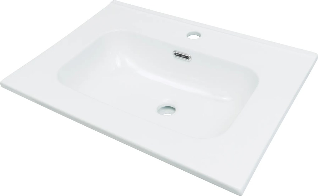 Deante Zápustné keramické umývadlo Tubo 60x46 cm - CTU 6U6W