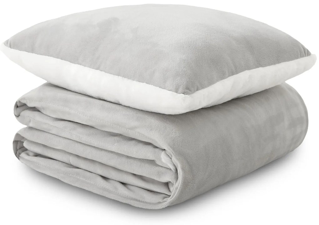 Dormeo Hrejivý Set Warm Hug Sivý