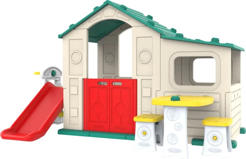 Ramiz Veľký dom s vestibulom 4v1 Zelená strecha