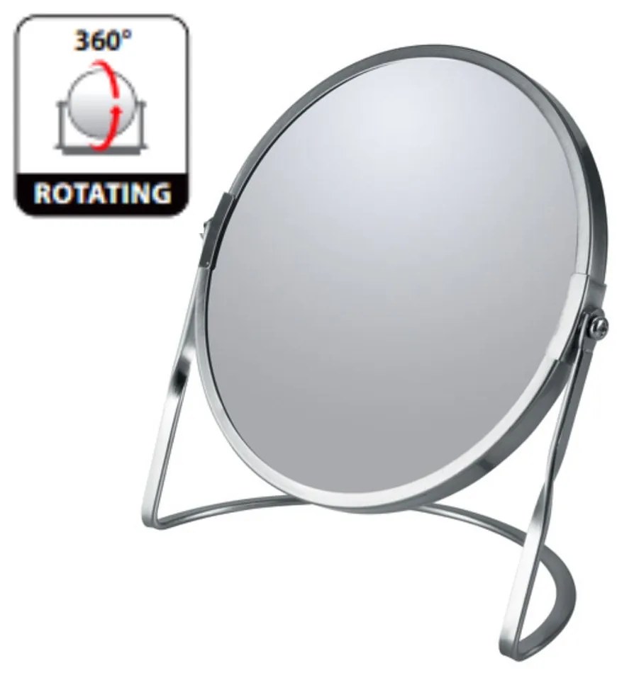 Kozmetické zväčšovacie zrkadlo (zväčšenie 5x) ø 18 cm Akira – Spirella