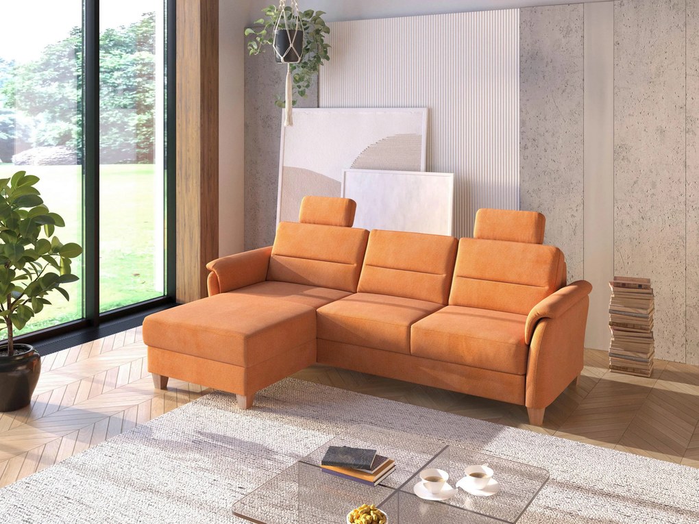 XXXLutz ROHOVÁ SEDAČKA, textil, terakotová Sit & More - Sedačky - 000144019741