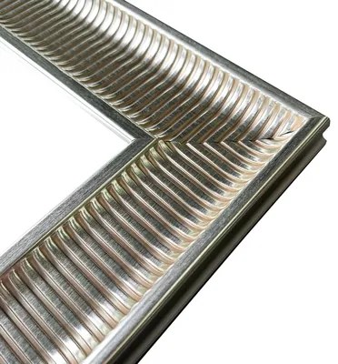 Zrkadlo v striebornom ráme AREZZO 67x167 cm