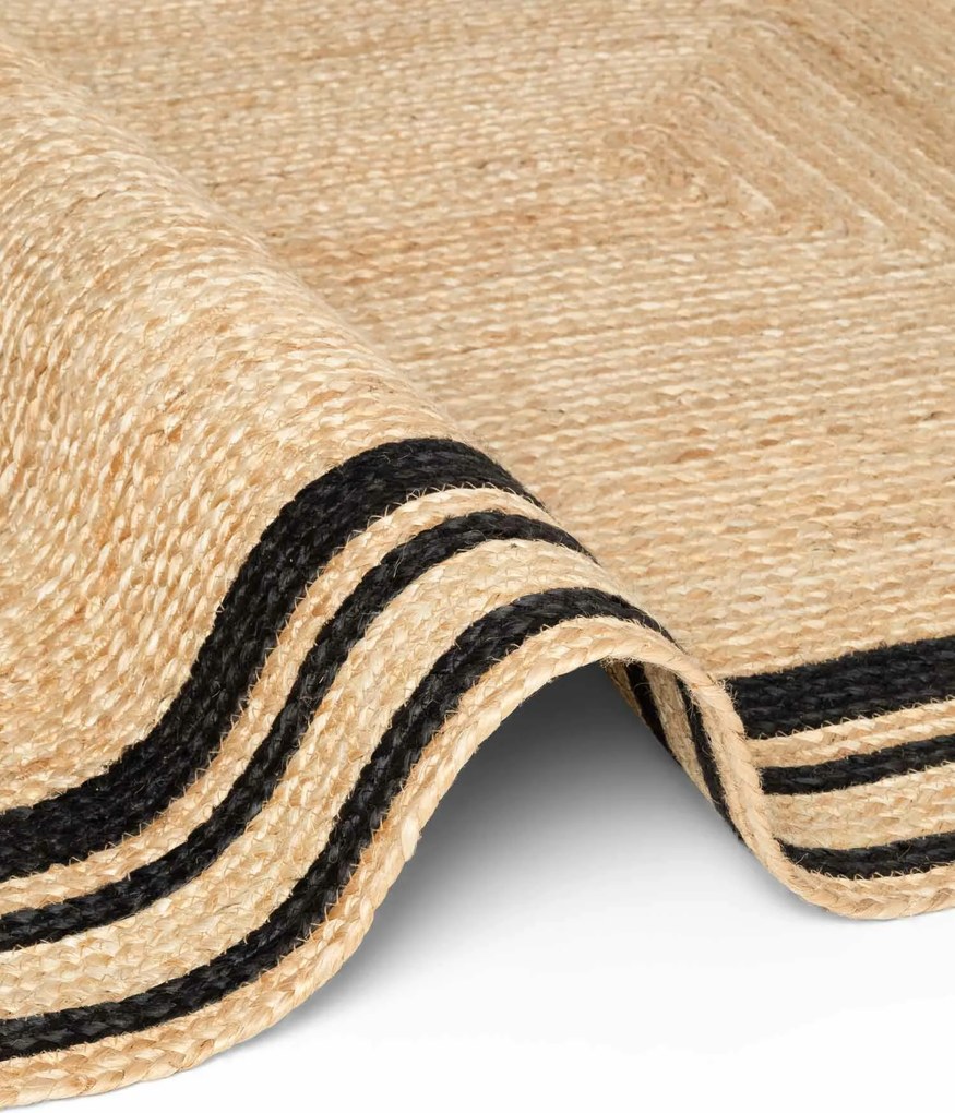 Hanse Home, Behúň Looma 106302 Natural Gold Black, 70x200, béžová, chodba / predsieň