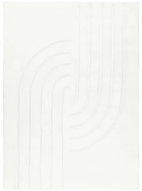 Koberec CURVY Curves 11 biely