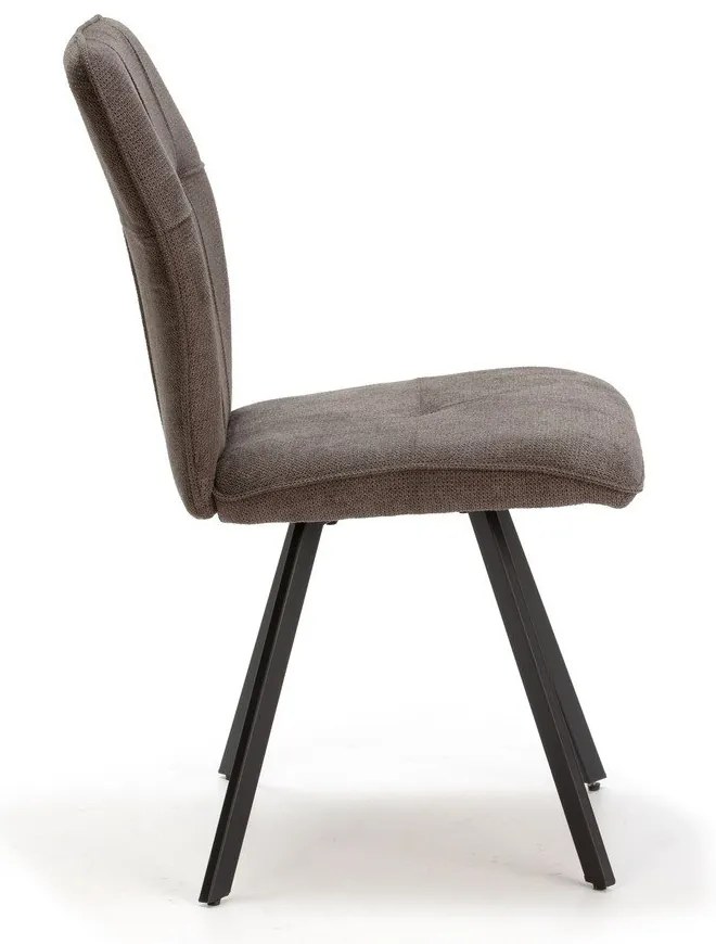 Tmavosivé jedálenské stoličky v súprave 4 ks Mery – Marckeric