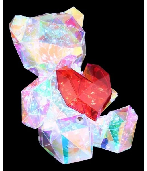 Globo 28058K - LED stmievateľná stolná dekorácia BRONDAR LED/3W/5V 1200 mAh medv