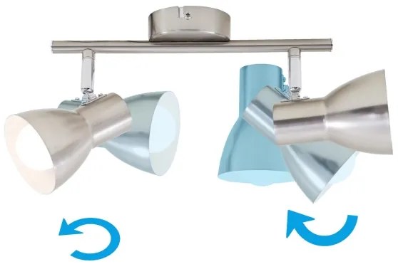 Briloner 2860-022 - Bodové svietidlo 2xE14/25W/230V