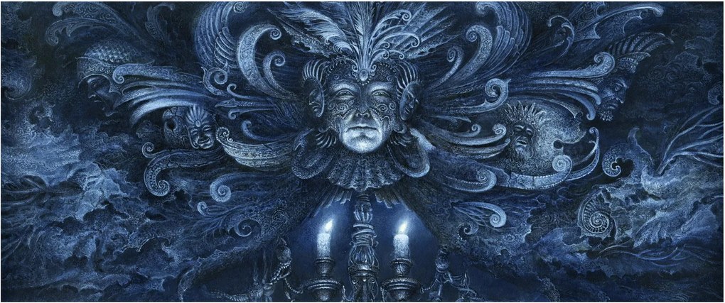 Obraz - Temné baroko (120x50 cm)