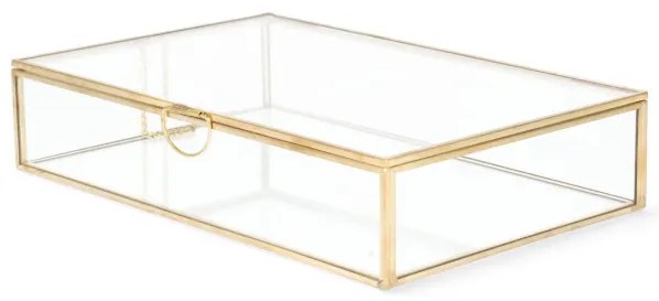 Šperkovnica GRAZIA zlatá 20x12x5 cm